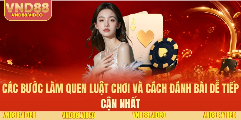 Các bước làm quen luật chơi và cách đánh bài dễ tiếp cận nhất