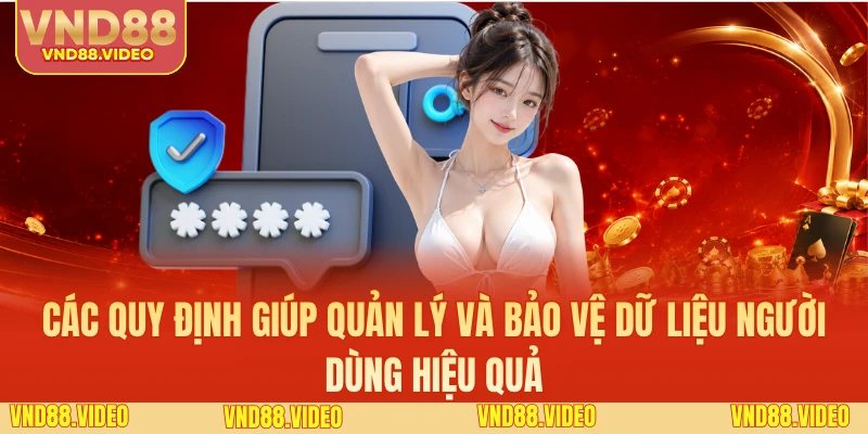 Các quy định giúp quản lý và bảo vệ dữ liệu người dùng hiệu quả