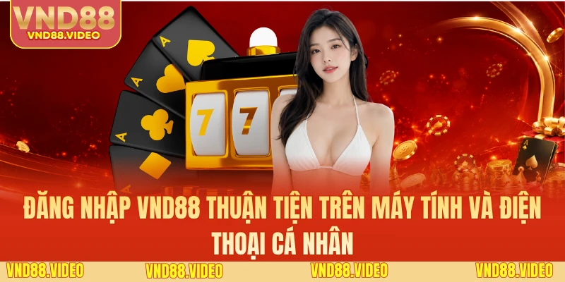 Đăng nhập VND88 thuận tiện trên máy tính và điện thoại cá nhân