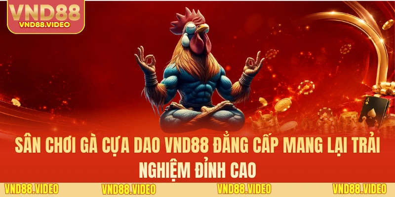 Sân chơi gà cựa dao vnd88 đẳng cấp mang lại trải nghiệm đỉnh cao